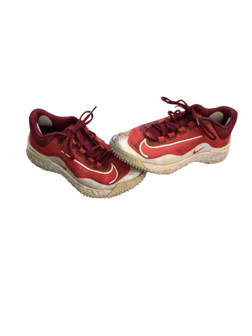Vist Large View of Product Image Which is Used Nike TURF CLEATS BB/SB Cleats Red Senior 9