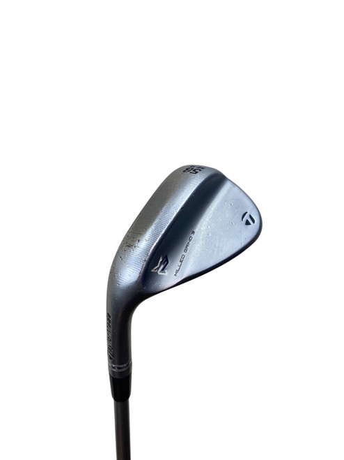 Vist Large View of Product Image Which is Used Taylormade MILLED GRIND 3 Golf Chipper LH 58 Degree