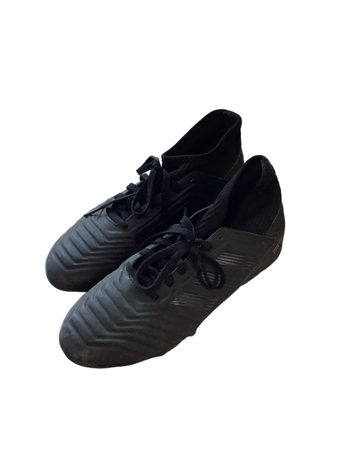 Vist Large View of Product Image Which is Used Adidas Soccer Cleats Black Senior 5