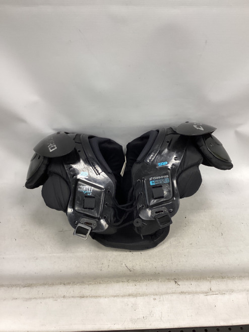 Vist Large View of Product Image Which is Used Champro GAUNTLET FB Shoulder Pads Black MD