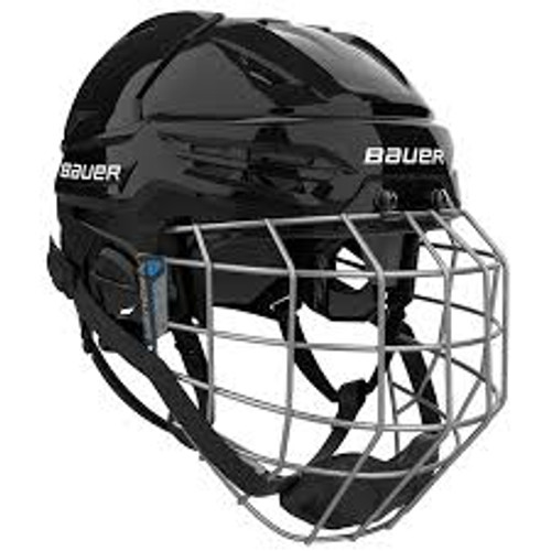Vist Large View of Product Image Which is New Bauer BAUER REAKT 55 Helmet Cage Combo Black SM