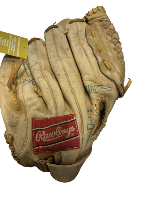 Vist Large View of Product Image Which is Used Rawlings RBG34 BB/SB Glove RH Throw Tan 12 1/2"