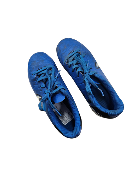 Vist Large View of Product Image Which is Used Nike Soccer Cleats Royal Blue Junior 02
