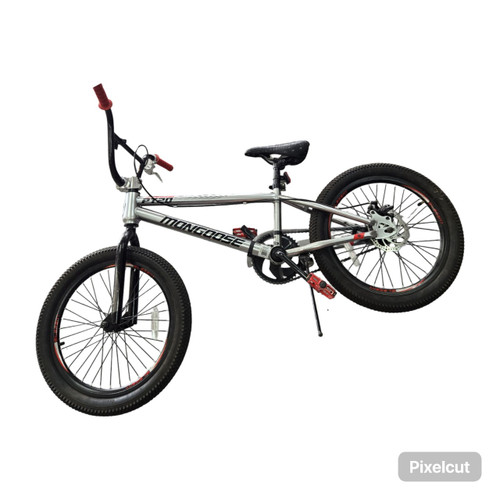 Vist Large View of Product Image Which is Used Mongoose PT20 PUMP TRACK 20 IN BMX BIKE BMX Bike Boys Grey 20"