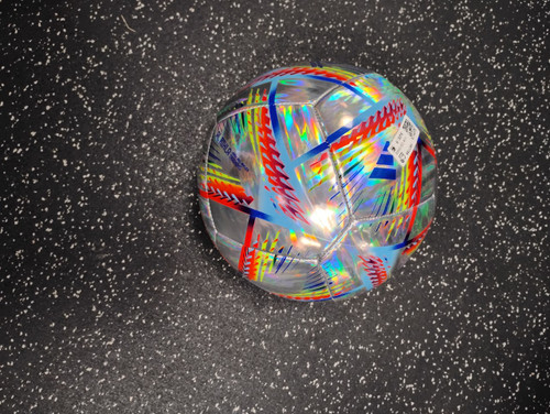 Vist Large View of Product Image Which is Used Adidas FIFA WORLD CUP QATAR All Size Soccer Ball Grey 5