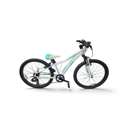 Vist Large View of Product Image Which is Used CANNONDALE TRAIL 24IN Mountain Bike Boys White 24"