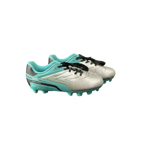 Vist Large View of Product Image Which is Used Dsg Soccer Cleats Teal Youth 12.0