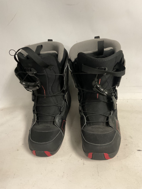 Vist Large View of Product Image Which is Used Salomon ECHELON Mens Snowboard Boots Black Senior 9.5