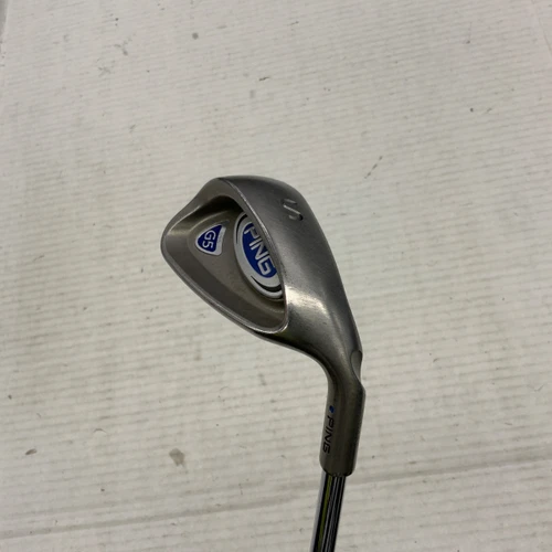 Vist Large View of Product Image Which is Used Ping G5 BLUE DOT Golf Wedge Mens RH Sand Wedge