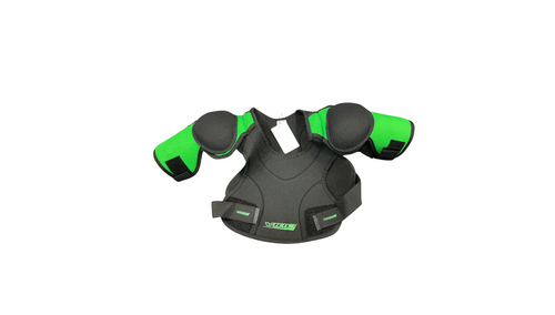Vist Large View of Product Image Which is Used CCM VIBE Youth Shoulder Pads L/XL