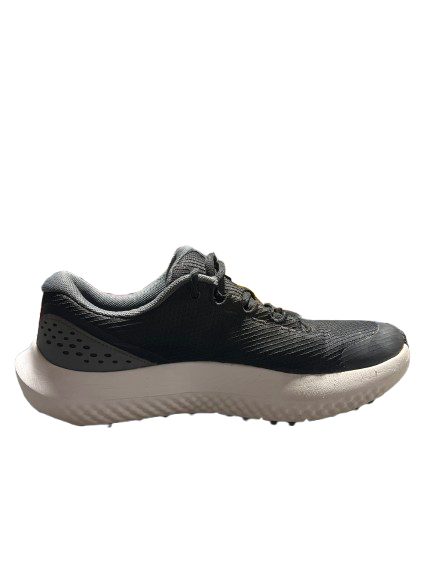 Vist Large View of Product Image Which is Used Under Armour SURGE GOLF SHOE Mens Golf Shoes Black Senior 6.5