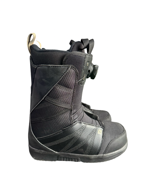Vist Large View of Product Image Which is Used Salomon TITAN BOA Mens Snowboard Boots Black Senior 7.5