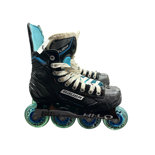 Vist Large View of Product Image Which is Used Bauer RSX Junior Rec Fitness Skates Black Junior 06