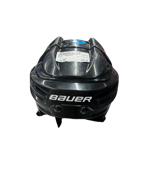 Vist Large View of Product Image Which is Used Bauer PRODIGY Hockey Helmet Only Black XS