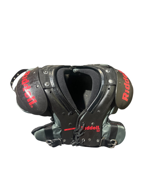 Vist Large View of Product Image Which is Used Riddell S2 FB Shoulder Pads Black SM