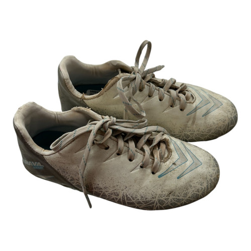 Vist Large View of Product Image Which is Used Brava Soccer Cleats White Youth 12.0