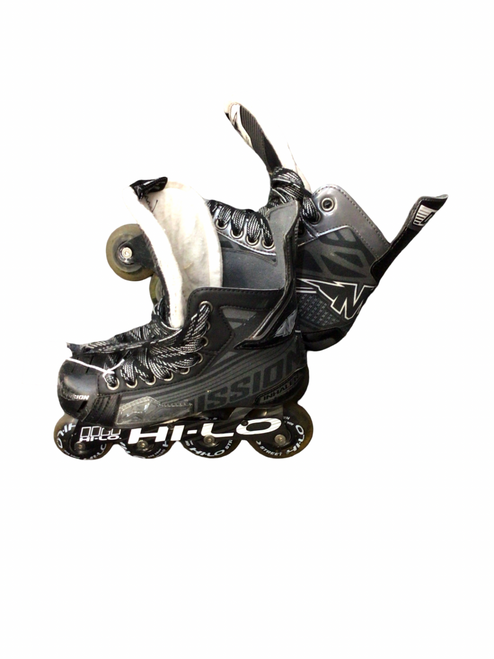 Vist Large View of Product Image Which is Used Mission INHALER Junior Aggressive Skates Black Junior 02