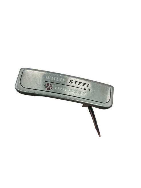 Vist Large View of Product Image Which is Used Odyssey WHITE STEEL 1 Mens Putter RH