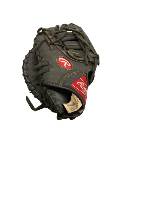 Vist Large View of Product Image Which is Used Rawlings RENEGADE BB/SB First Base LH Throw Black 11 1/2"