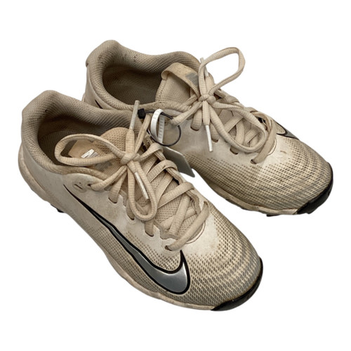 Vist Large View of Product Image Which is Used Nike BB/SB Cleats White Junior 01