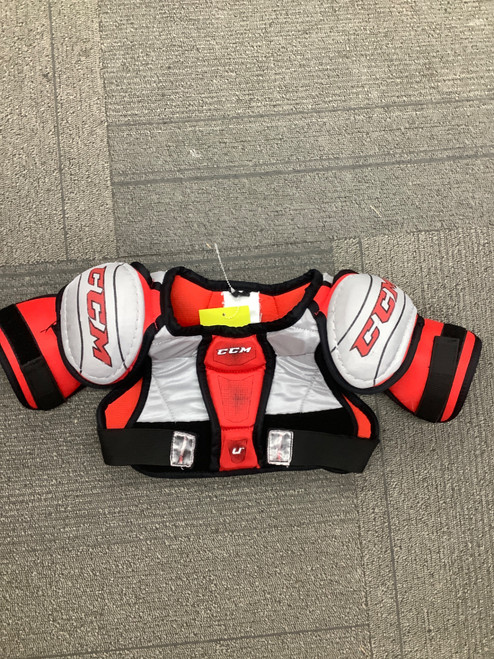 Vist Large View of Product Image Which is Used CCM U Youth Shoulder Pads MD