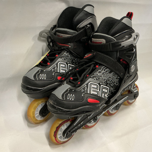 Vist Large View of Product Image Which is Used Bladerunner PHOENIX 5-8 Junior Rec Fitness Skates Black Adjustable