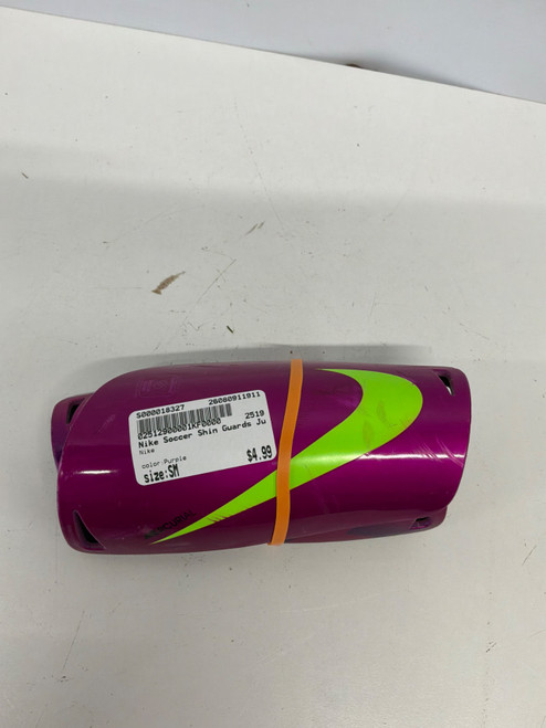 Vist Large View of Product Image Which is Used Nike Soccer Shin Guards Junior Purple SM