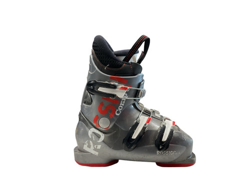Vist Large View of Product Image Which is Used Rossignol COMP J SZ 20.5 Boys DH Ski Boot Grey 205 MP - J01