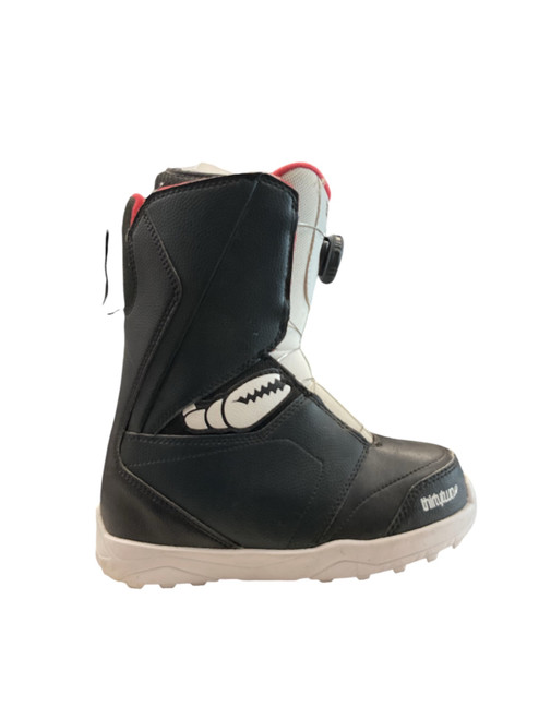 Vist Large View of Product Image Which is Used ThirtyTwo LASHED CRAB GRAB BOA SZ 4 Boys Snowboard Boots Black Junior 04