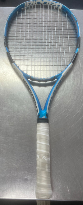 Vist Large View of Product Image Which is Used Babolat BOOST D Adult Tennis Racquet Royal Blue Unknown
