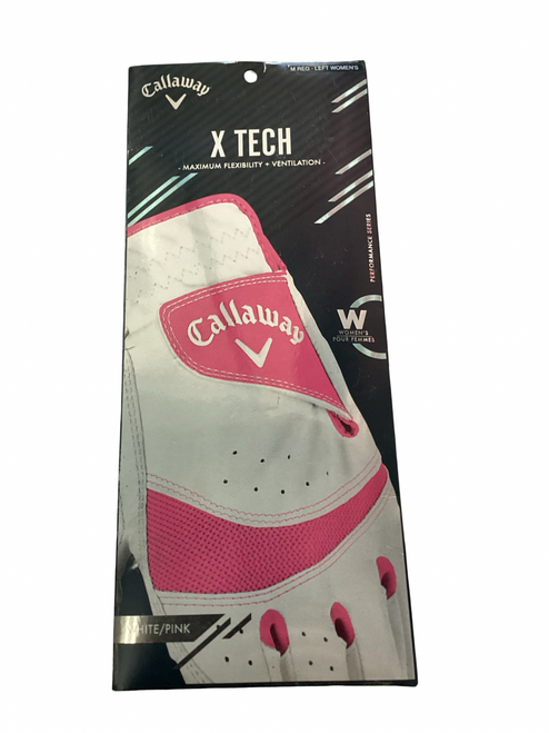 Vist Large View of Product Image Which is Used Callaway Womens Golf Glove White MD