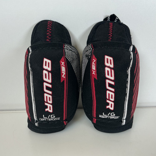 Vist Large View of Product Image Which is Used Bauer NSX Junior Elbow Pads LG