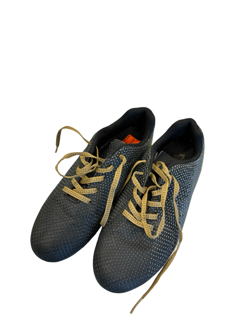 Vist Large View of Product Image Which is Used Dsg Soccer Cleats Black And Gold Junior 02.5