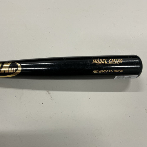 Vist Large View of Product Image Which is Used Max Bats Pro Maple CM3XR BB/SB Wood Bat 33"