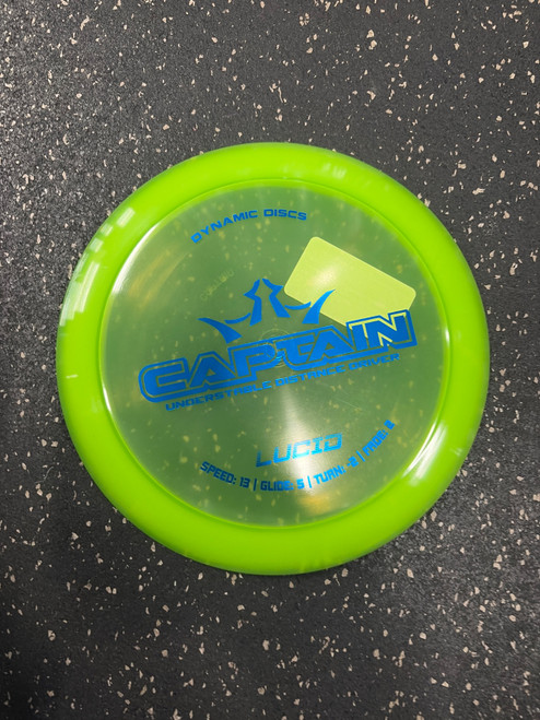 Vist Large View of Product Image Which is Used Dynamic Discs LUCID CAPTAIN Disc Golf Driver Green