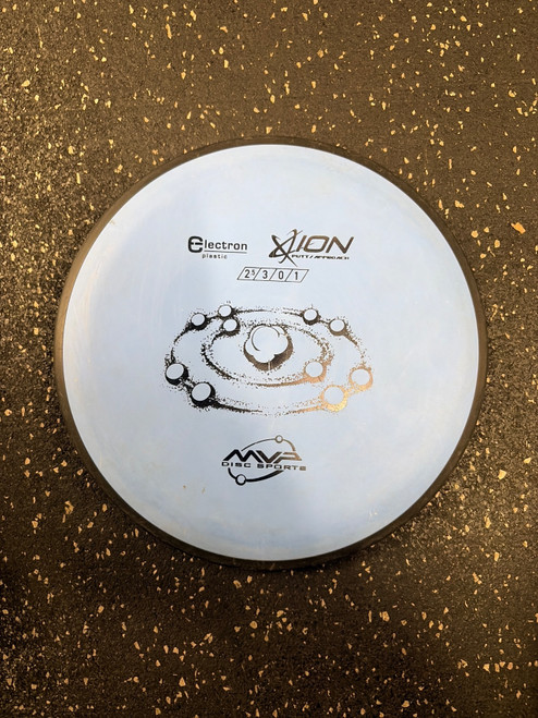Vist Large View of Product Image Which is Used MVP ELECTRON ION Disc Golf Putter Royal Blue