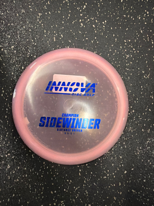 Vist Large View of Product Image Which is Used Innova CHAMPION SIDEWINDER Disc Golf Driver Pink