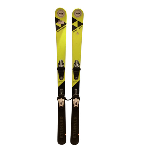 Vist Large View of Product Image Which is Used Fischer STUNNER Mens DH Ski/Binding Kelly green 141 cm