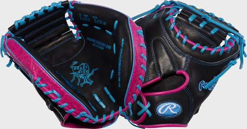 Vist Large View of Product Image Which is New Rawlings Heart of the Hide ContoUR Fit 32.5" PRORCM325U-23B Baseball Catcher's Mitt 