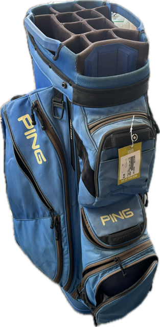 Vist Large View of Product Image Which is Used Ping PIONEER Mens Golf Bag Royal Blue