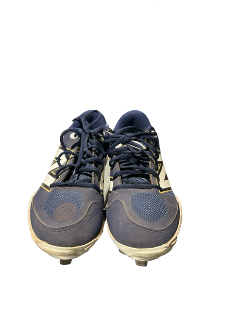 Vist Large View of Product Image Which is Used New Balance 3000 V7 BB/SB Cleats Navy Blue Senior 6.5