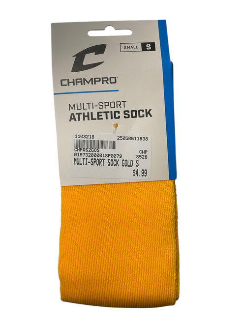 Vist Large View of Product Image Which is New MULTI-SPORT SOCK GOLD S 11838-CHPAS2GOS