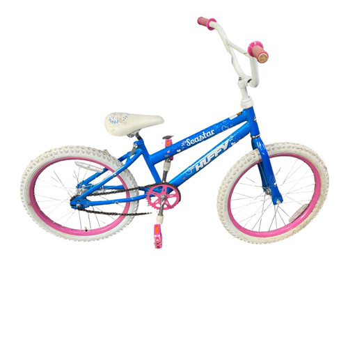 Vist Large View of Product Image Which is Used Huffy SEASTAR Cruiser Bike Girls Royal Blue 20"