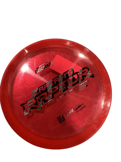 Vist Large View of Product Image Which is Used Discraft CAPTAINS RAPTOR Disc Golf Driver Red