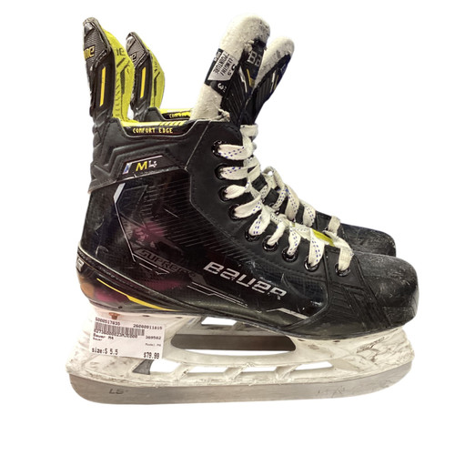 Vist Large View of Product Image Which is Used Bauer M4 Senior Hockey Skate Senior 5.5