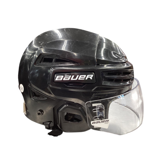 Vist Large View of Product Image Which is Used Bauer IMS 5.0 M Helmet Half Visor Combo Black MD