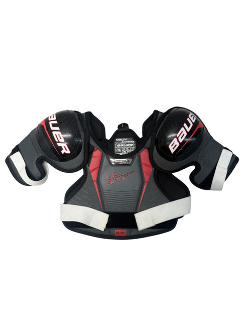Vist Large View of Product Image Which is USED BAUER LIL SPORT YTH HOCKEY SHOULDER PADS - MD