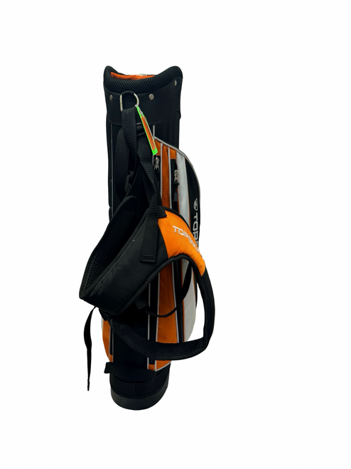 Vist Large View of Product Image Which is Used TOP GOLF JUNIOR Golf STAND BAG Orange 30"