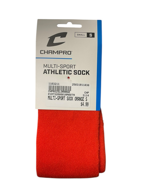 Vist Large View of Product Image Which is New MULTI-SPORT SOCK ORANGE S 11838-CHPAS2SLORANGE