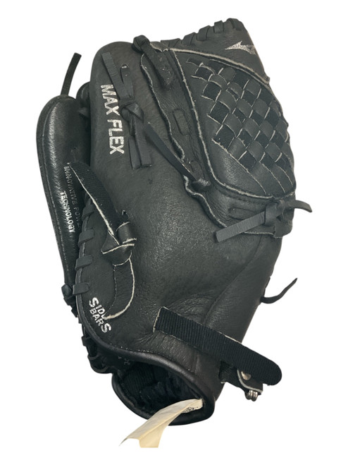 Vist Large View of Product Image Which is Used Mizuno GPP 1075Y1 GLOVE POWER CLOSE BB/SB Glove LH Throw Black 10 3/4"